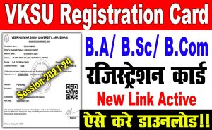 Vksu part 1 registration 2021-24