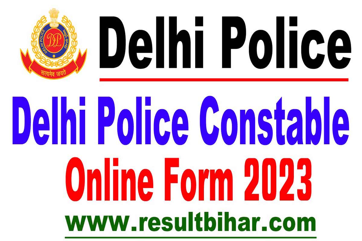 Delhi Police Constable Recruitment 2023