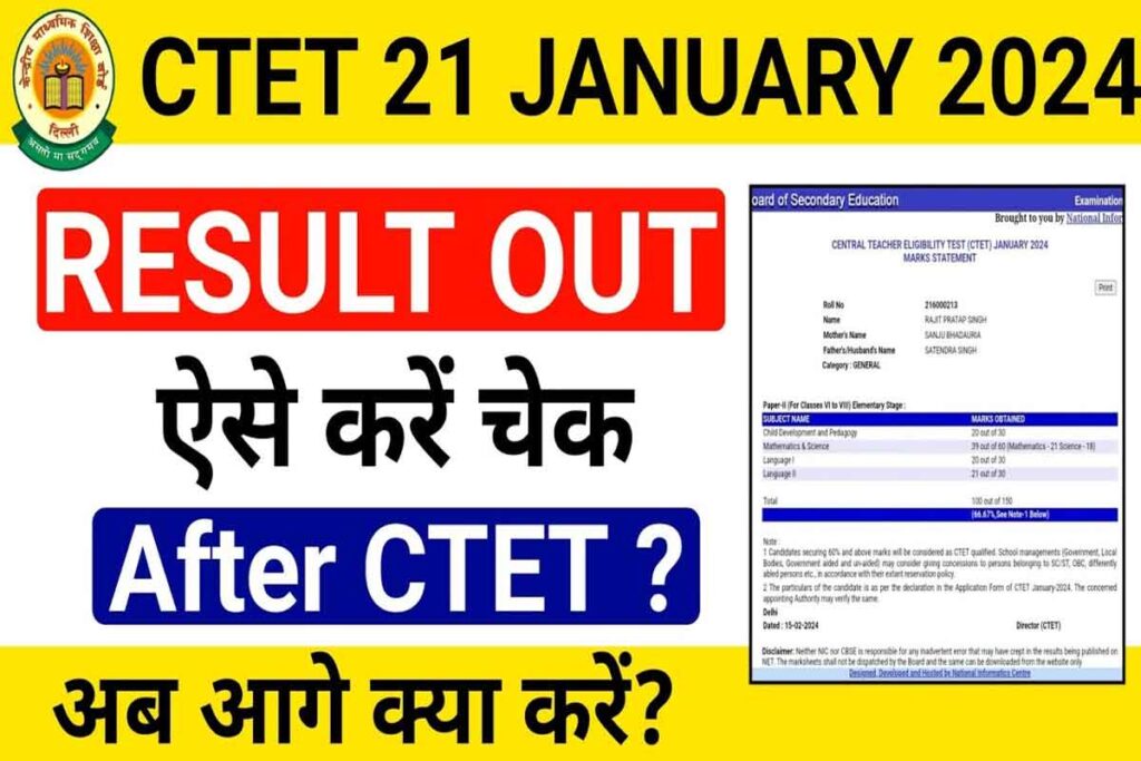 Ctet result 2024