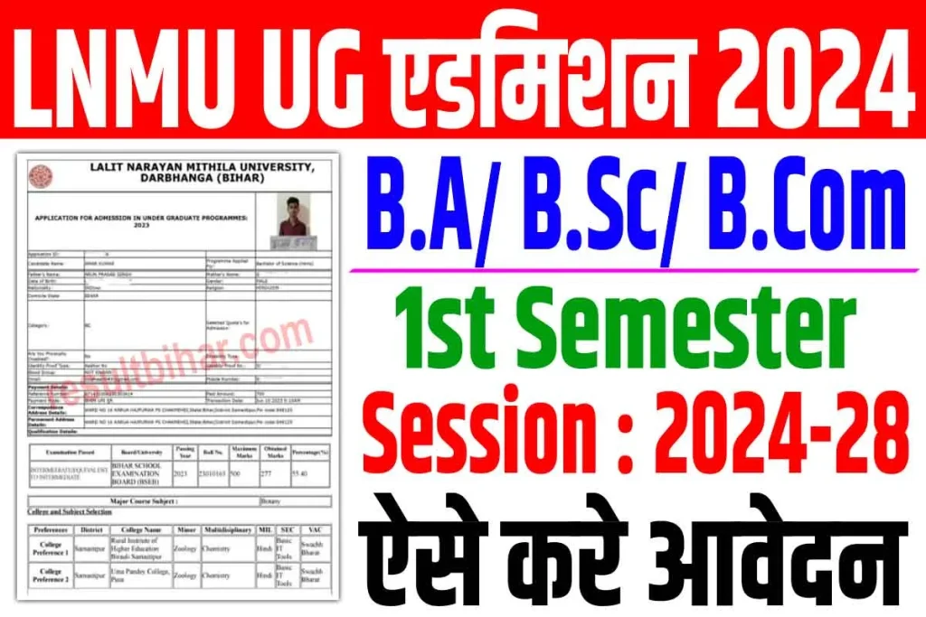 Lnmu ug admission 2024-28