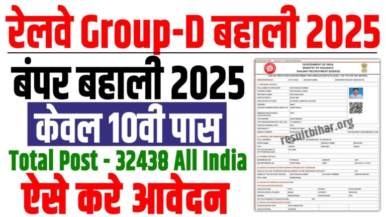 Railway Group D Recruitment 2025