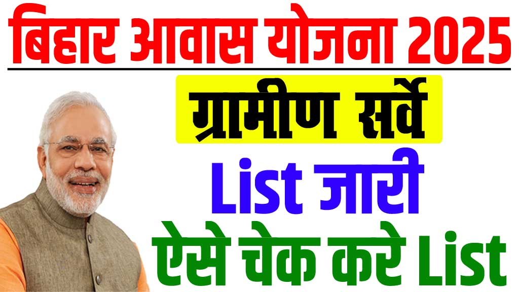 PM Gramin Awas Yojana Survey Status 2025 Pm gramin awas yojana survey status 2025