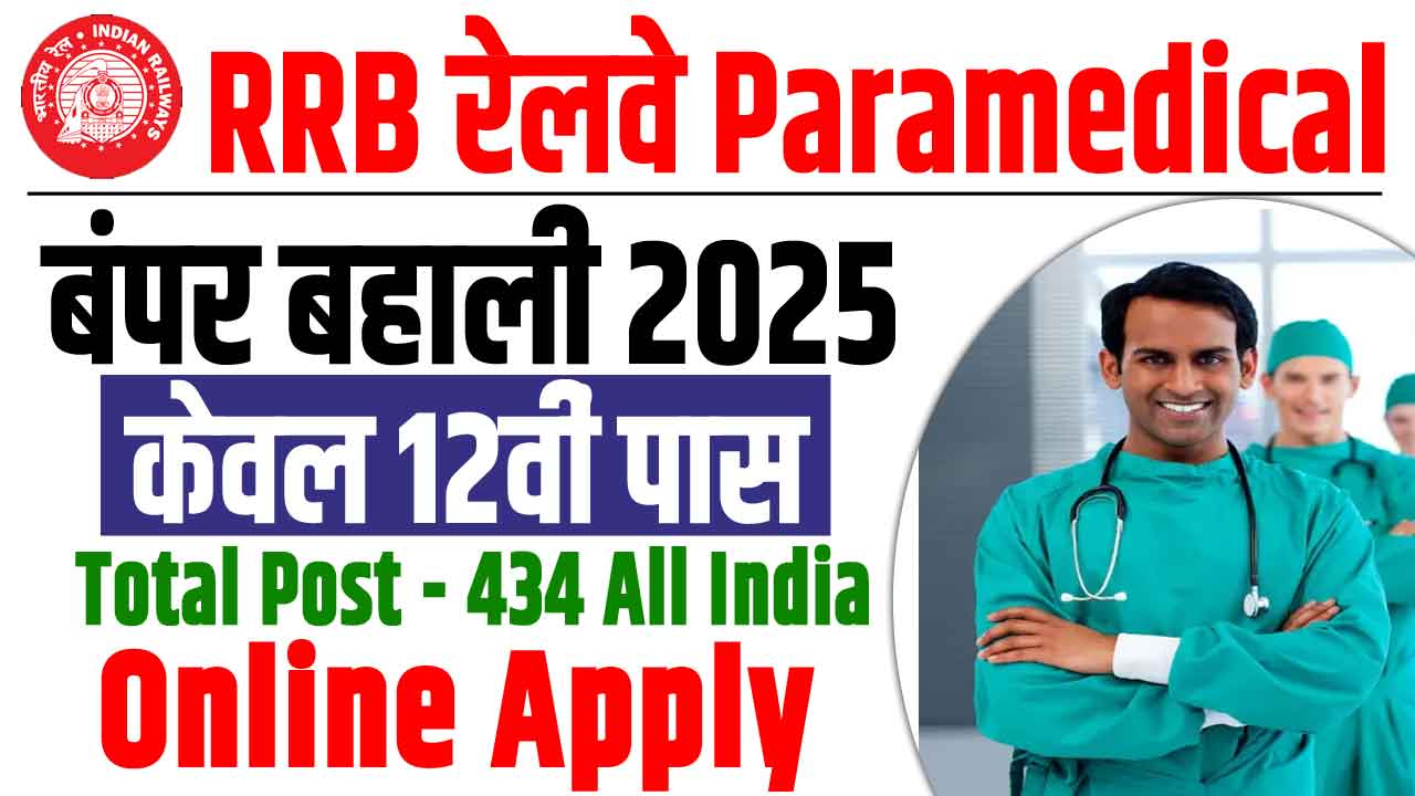 Rrb paramedical recruitment 2025