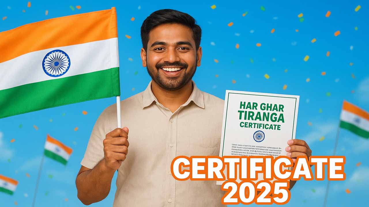 Har Ghar Tiranga Certificate 2025